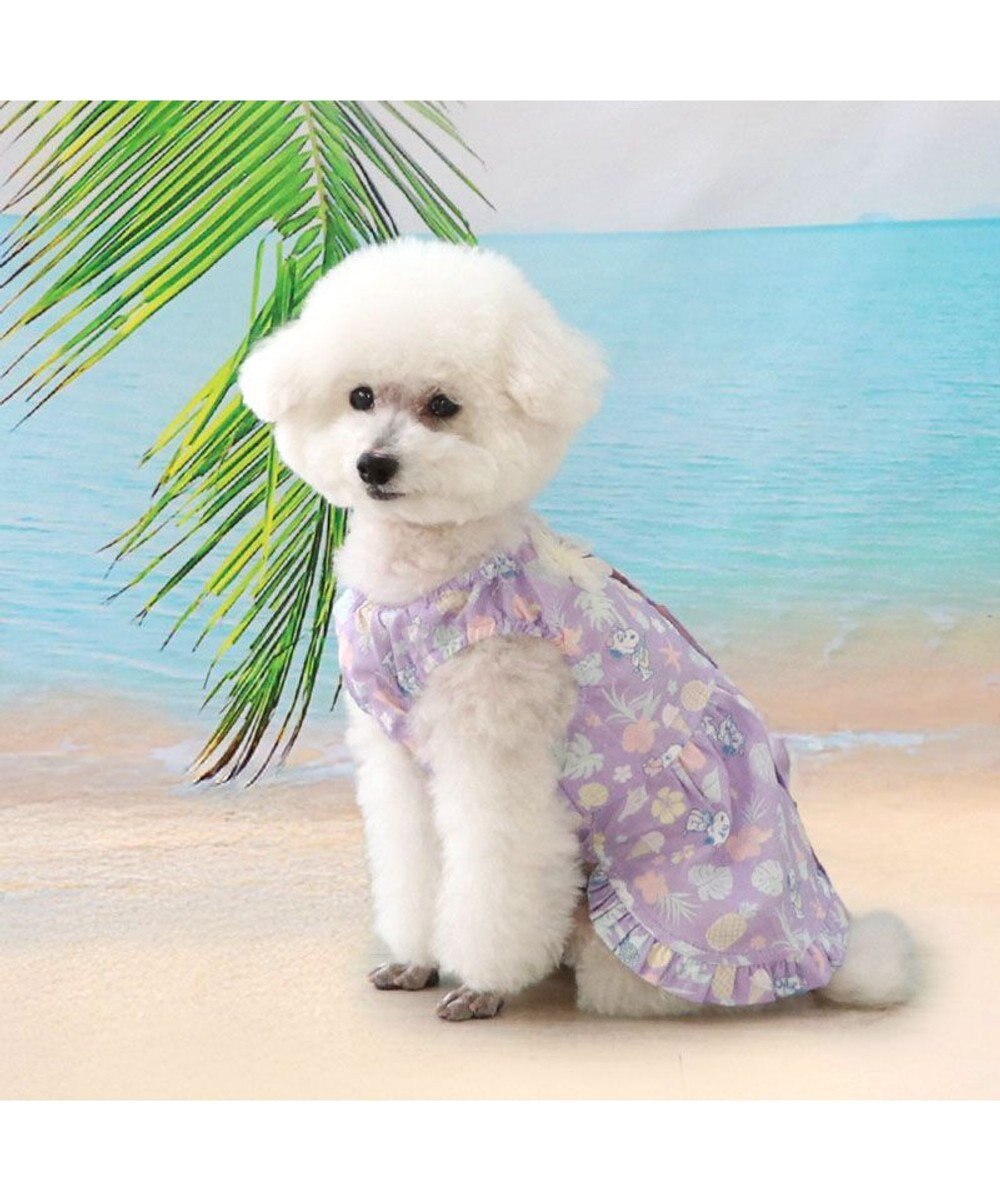 PET PARADISE スヌーピー 接触冷感 背中開き リゾートワンピース 小型犬 