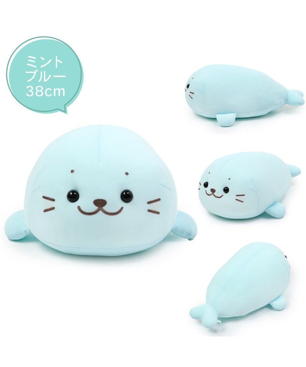 Mother garden しろたん＆らむね クール ぬいぐるみ 38cm 《単品 》しろたん ホワイト / ミントブルー / らむね ひんやり 接触冷感 