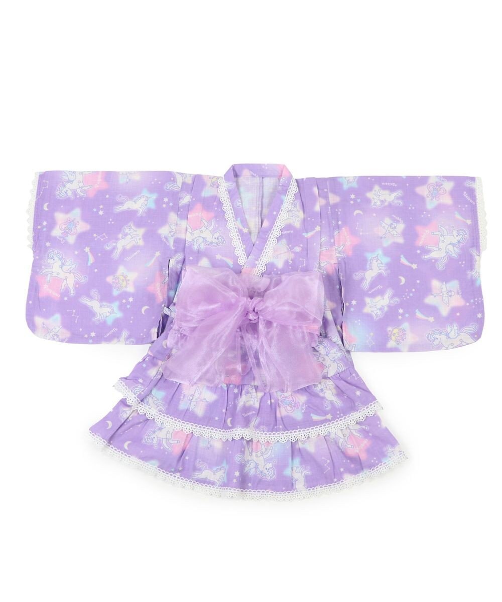 Mother garden マザーガーデン キッズ ドレス セパレート 浴衣 《ユニコーン 星空柄》 95~100cm 