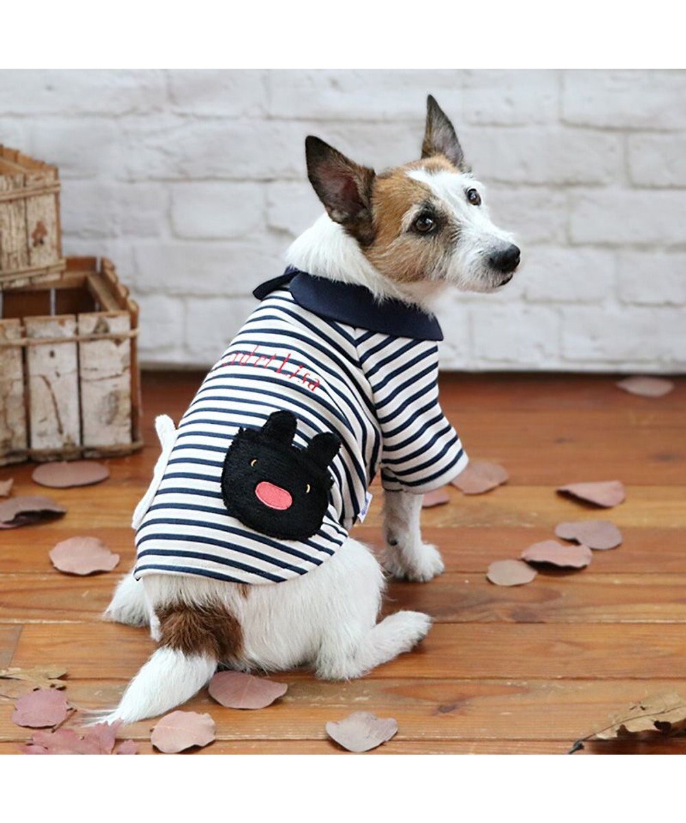 PET PARADISE リサとガスパール ペティヒートDAN Tシャツ 《ボーダー 縞柄》小型犬 