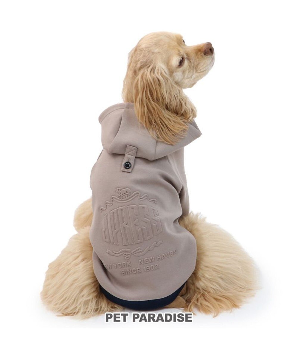 PET PARADISE J.PRESS エンボス パーカー 《グレー》 中型犬 