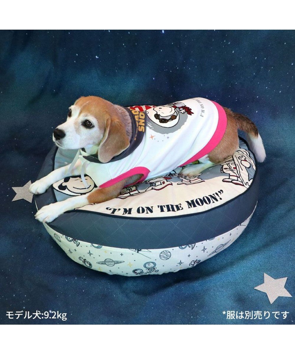 PET PARADISE スヌーピー 丸型 クッション 《アストロノーツ柄》 