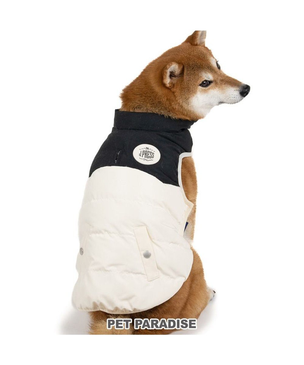 PET PARADISE J.PRESS バイカラーベスト 《ホワイト》 中型犬 
