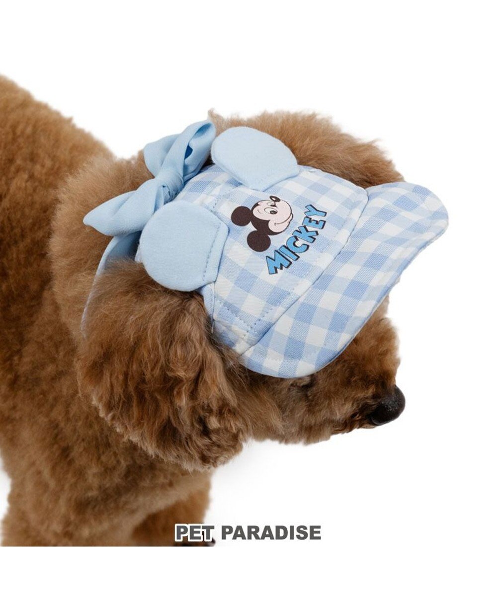 PET PARADISE ディズニー ミッキーマウス なかよし キャップ 《ブルー》 小型犬 