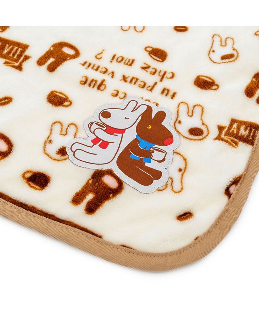PET PARADISE リサとガスパール ブランケット 《カフェ柄》 