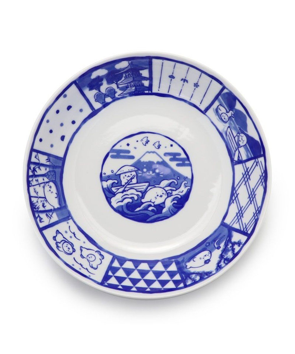 Mother garden しろたん 和食器 旅柄 和大皿 