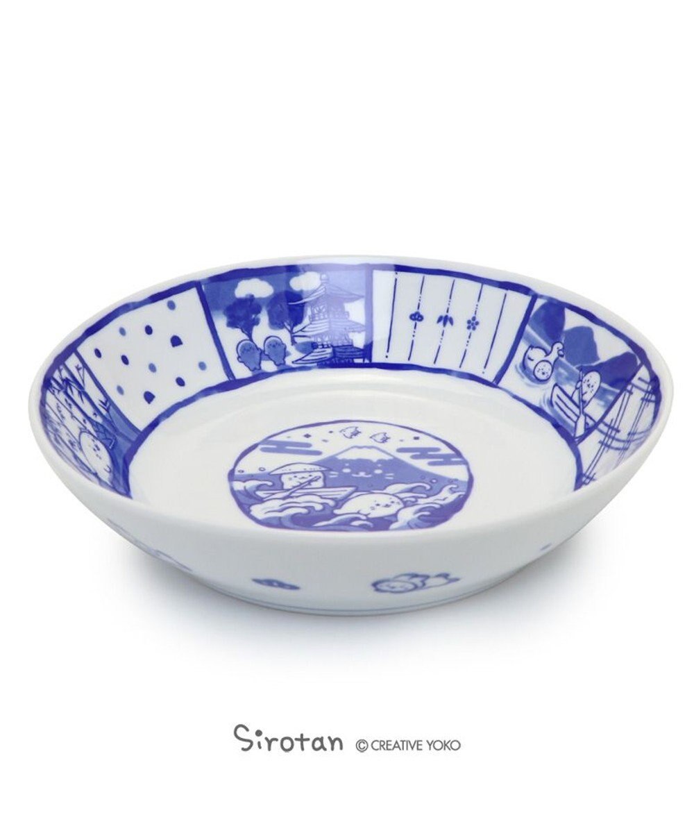 Mother garden しろたん 和食器 旅柄 和大皿 