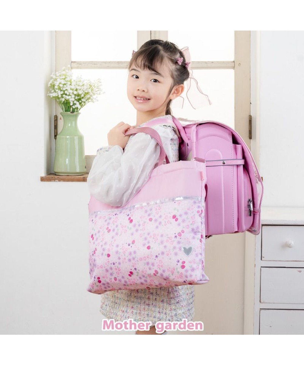Mother garden マザーガーデン 野いちご レッスンバッグ 《小花いちご柄》 