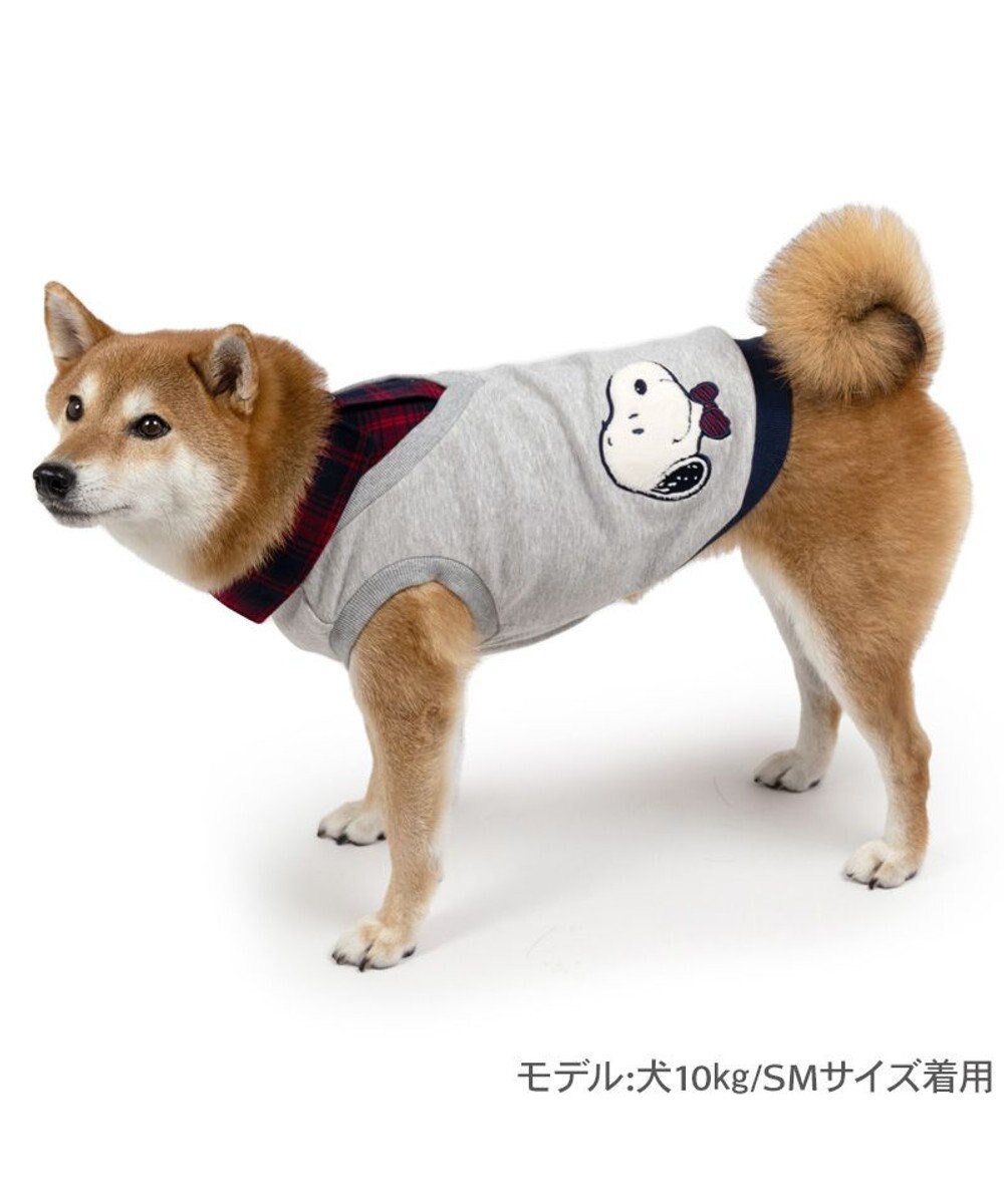 PET PARADISE スヌーピー おりこうトレーナー  グレー 中型犬 大型犬 