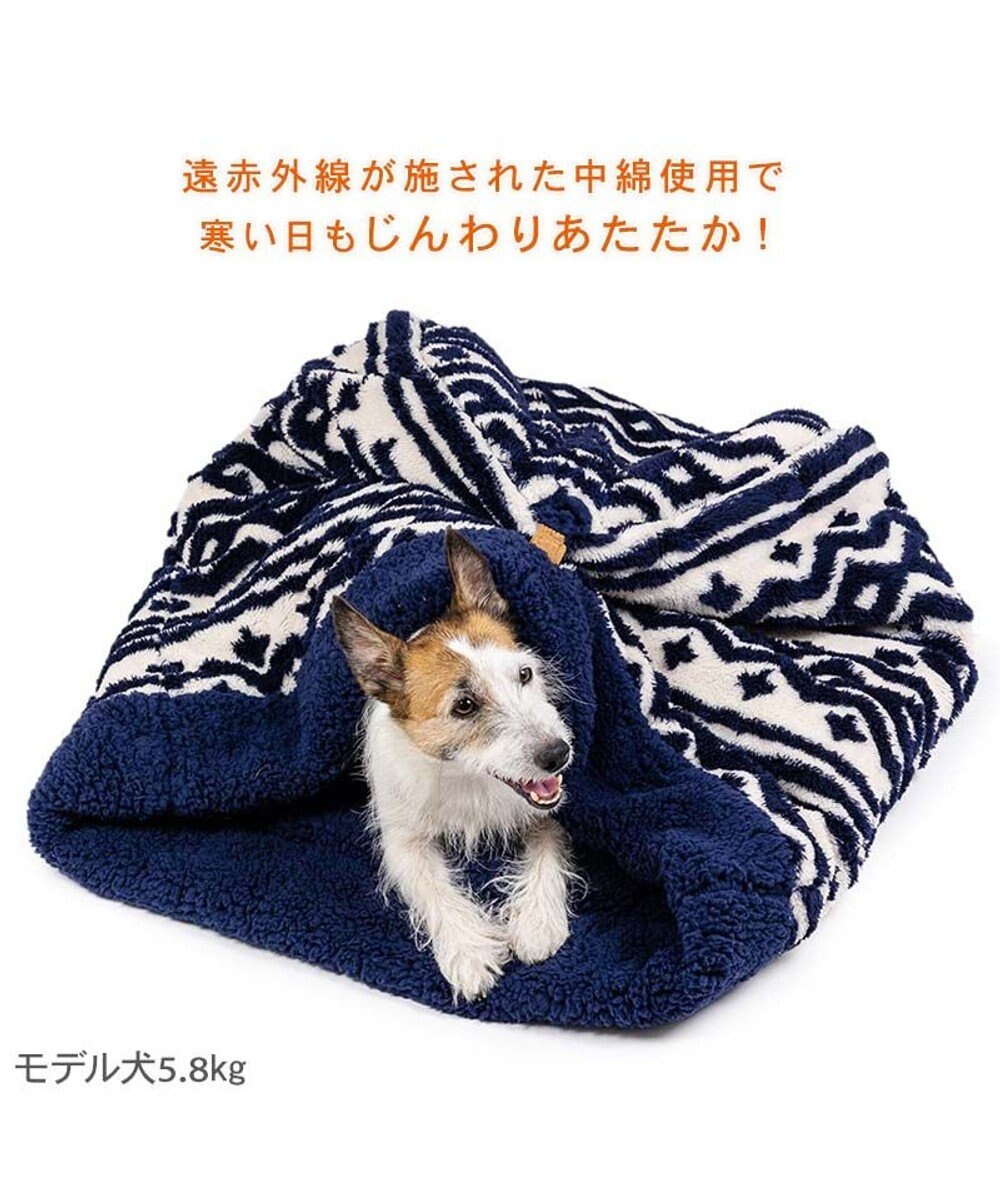 PET PARADISE ペットパラダイス 筒型 寝袋 《カントリー柄》 Ｍ 