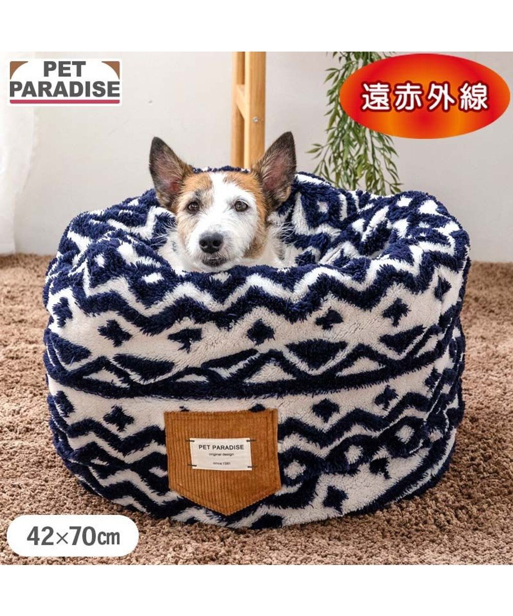 PET PARADISE ペットパラダイス 筒型 寝袋 《カントリー柄》 Ｍ 