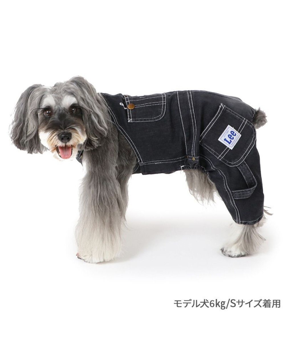 PET PARADISE Lee デニム オーバーオール 《ブラック》 小型犬 
