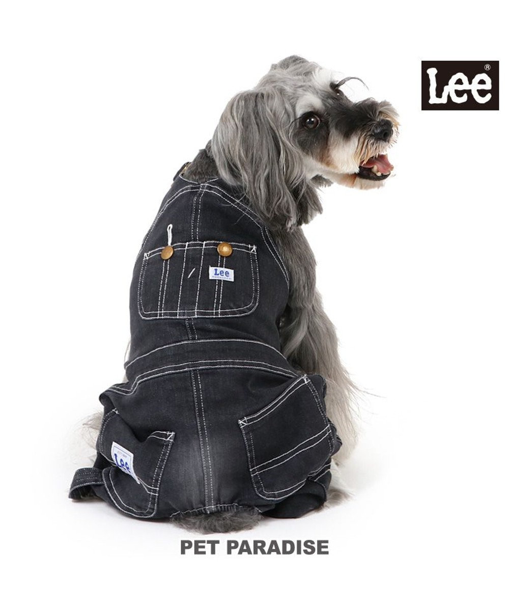 PET PARADISE Lee デニム オーバーオール 《ブラック》 小型犬 
