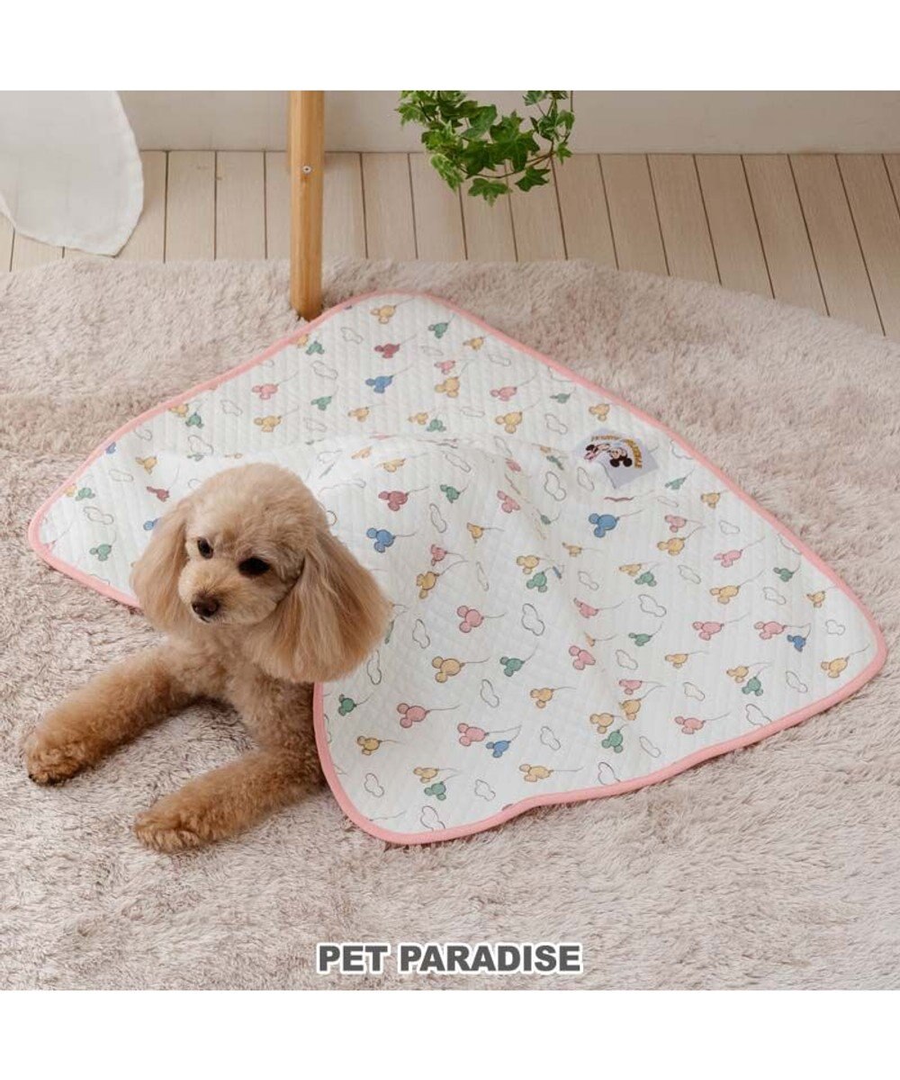 PET PARADISE ディズニー ミッキーマウス キルトブランケット 《風船柄》 