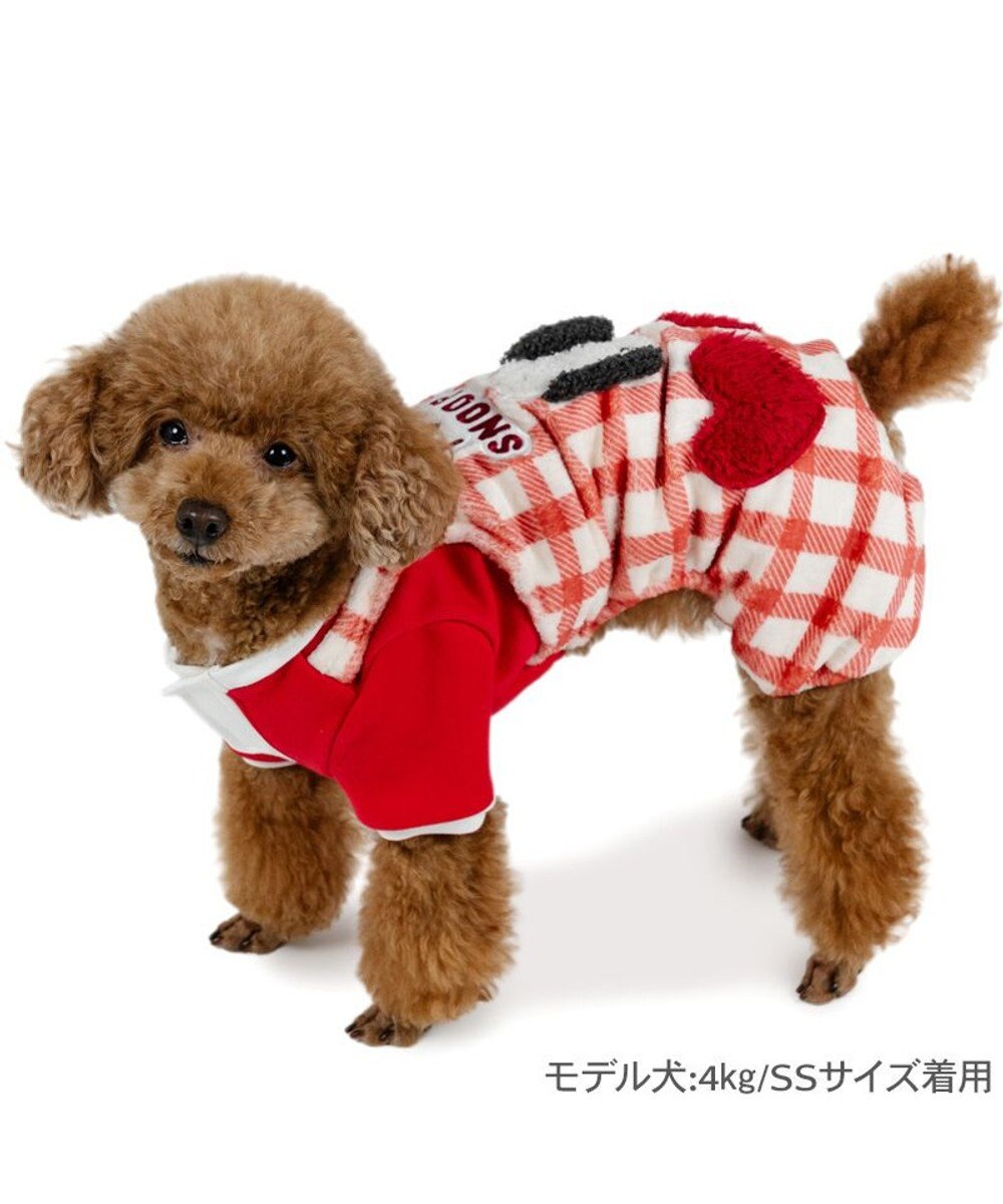 PET PARADISE スヌーピー ハートボア ロンパース  小型犬 