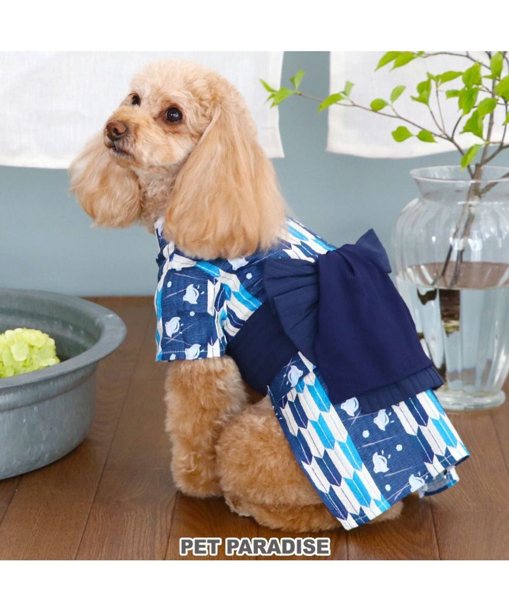 PET PARADISE 犬の服 夏 犬服 浴衣  矢絣柄 兵児帯 【小型犬】 