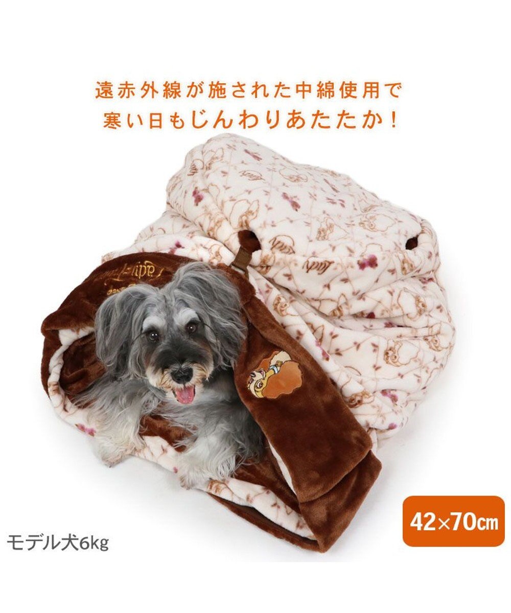 PET PARADISE ディズニー わんわん物語 レディ 遠赤外線  寝袋 筒型 M 