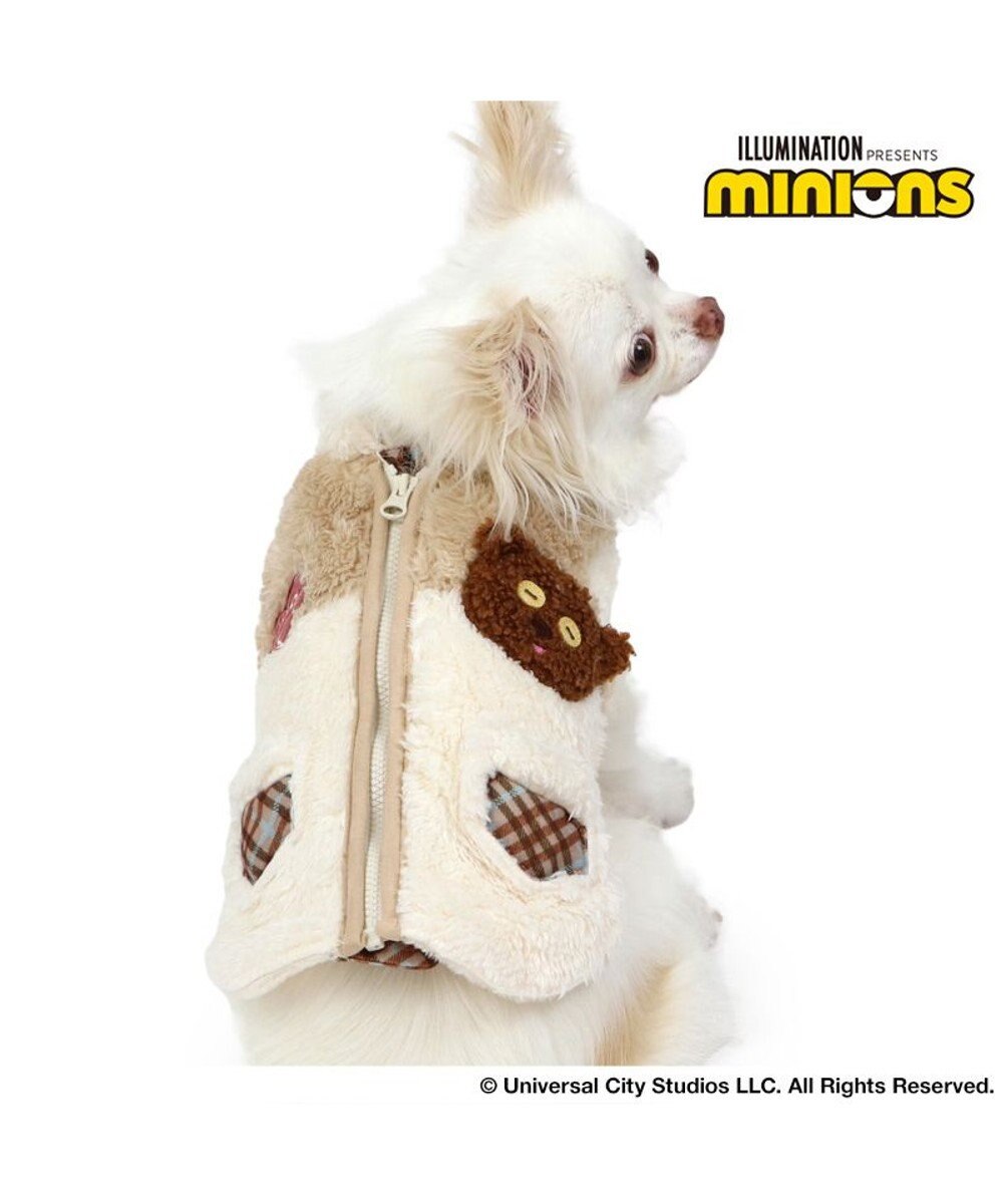 PET PARADISE ミニオン ティム  切替ジップベスト 小型犬 