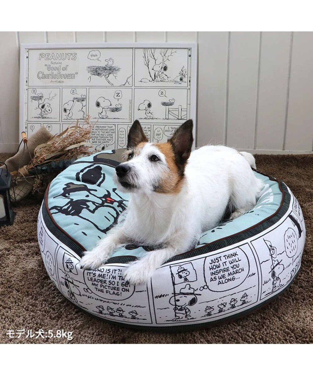 PET PARADISE スヌーピー クッション (60cm) ビーグルスカウト柄 50周年 