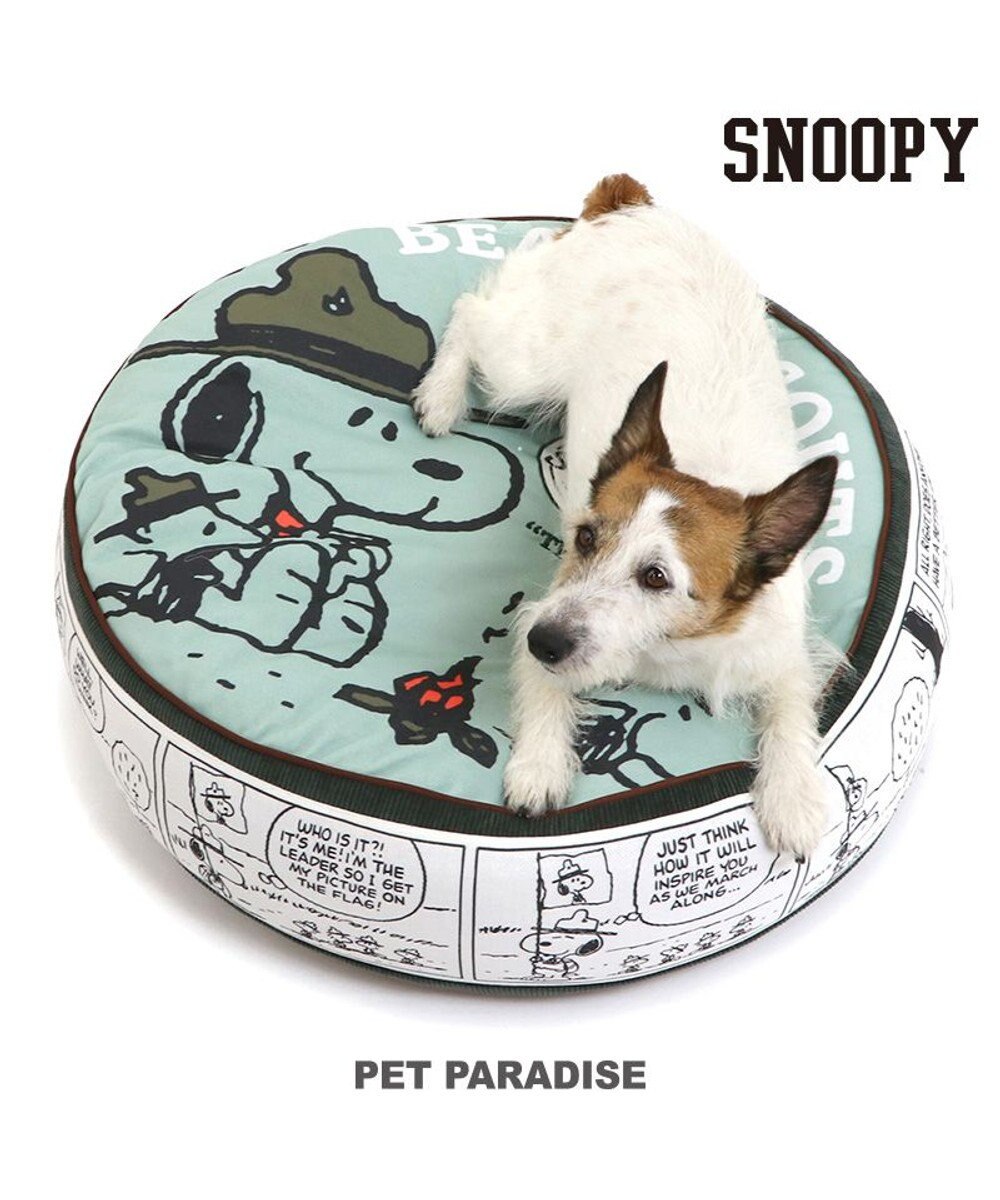 PET PARADISE スヌーピー クッション (60cm) ビーグルスカウト柄 50周年 
