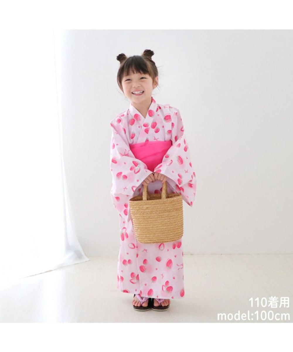 Mother garden 2023　マザーガーデン 2Way 子供用 浴衣 ワンピース セパレートタイプ 帯付き  《野いちご》 