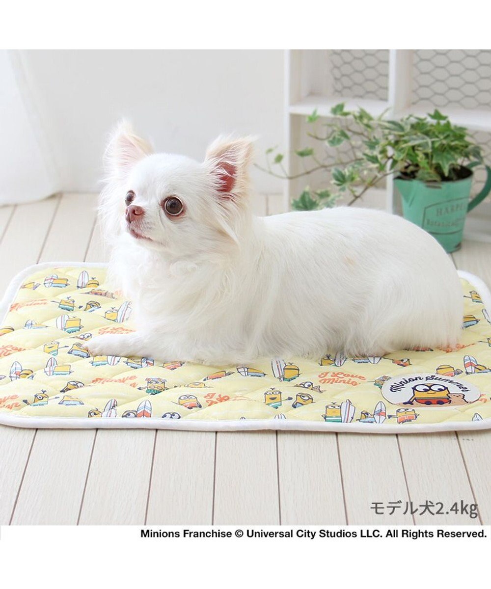 PET PARADISE ミニオン ボブ クール マット 《ビーチ柄》 小型犬 48×40㎝ 