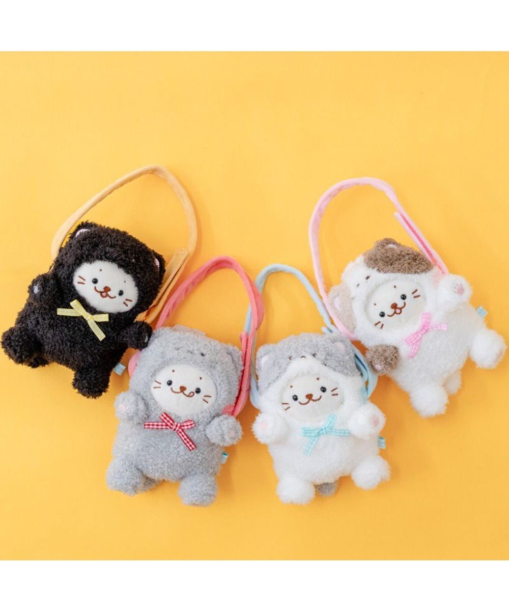 Mother garden しろたん ついてきちゃうしろたん マスコット 着せ替えカバー 《グレー猫》単品 