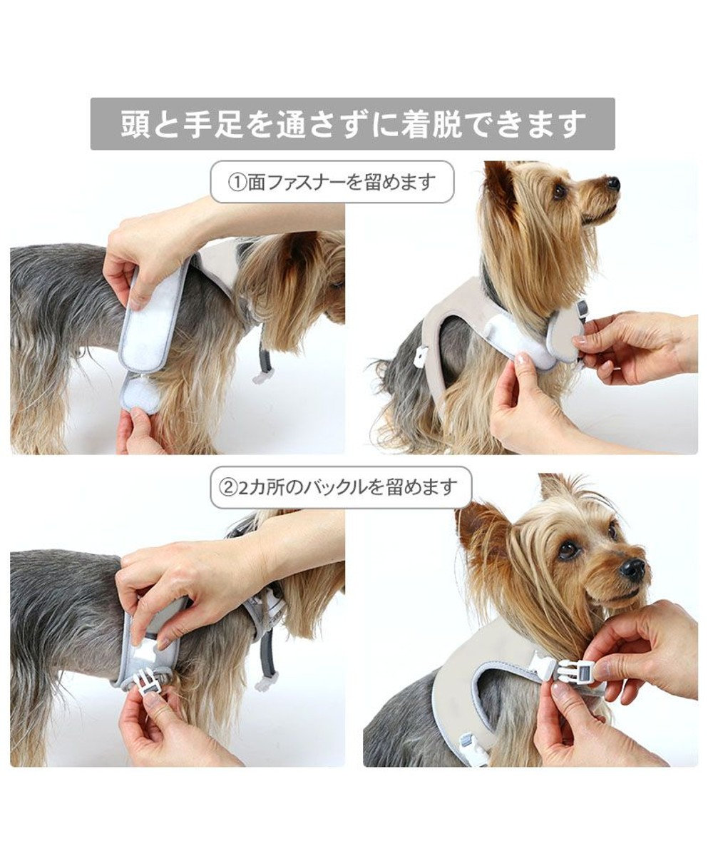 PET PARADISE J.PRESS クールベスト ハーネス 《チェック柄》 ＳＭ 中型犬 