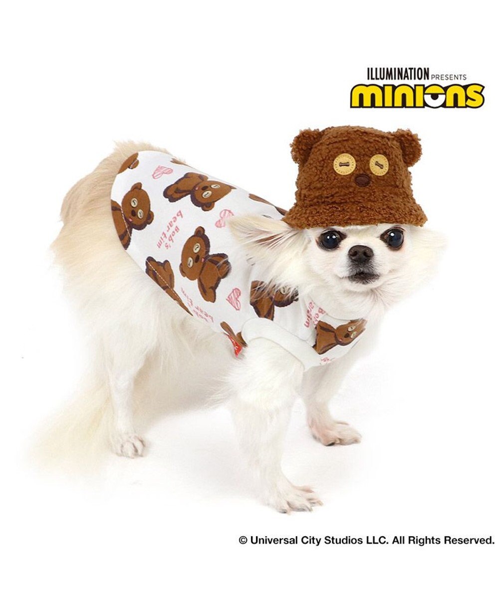 PET PARADISE ミニオン ティム バケットハット付き Tシャツ 小型犬 