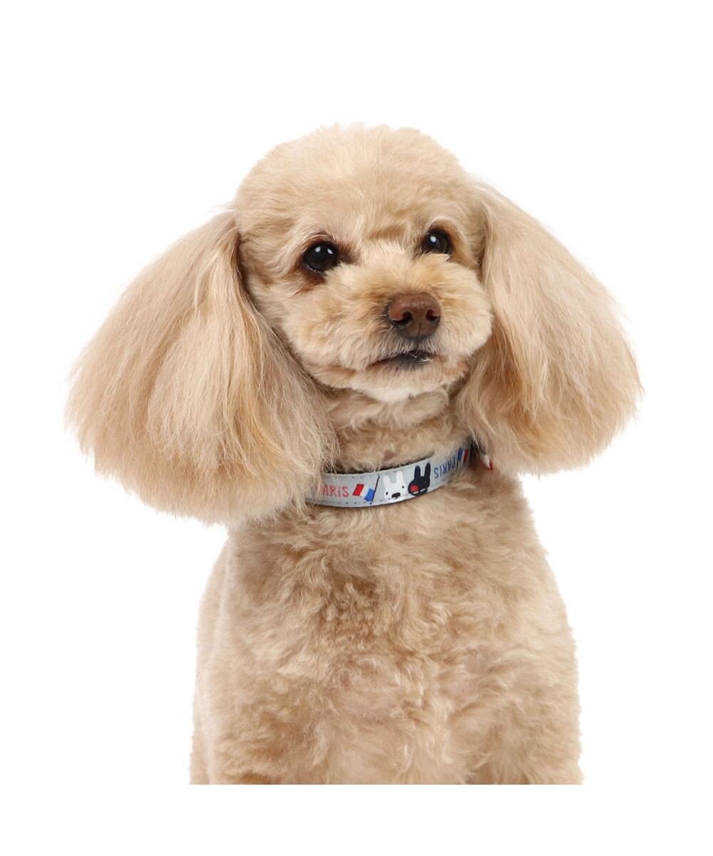 PET PARADISE リサとガスパール リボン付き首輪 《パリ柄》 ３Ｓ 小型犬 