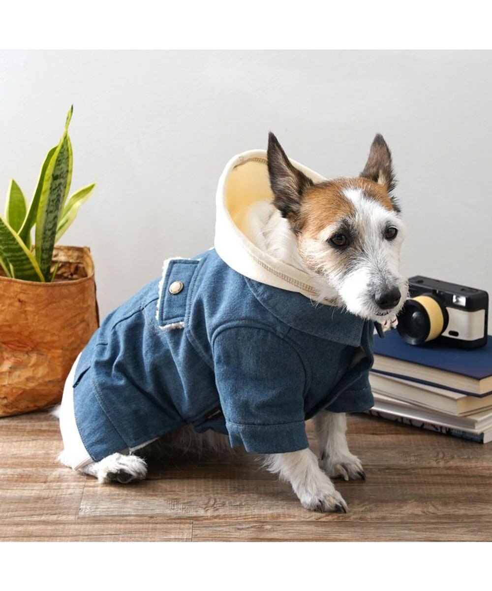 PET PARADISE ペットパラダイス 重ね着風デニムジャケット  小型犬 