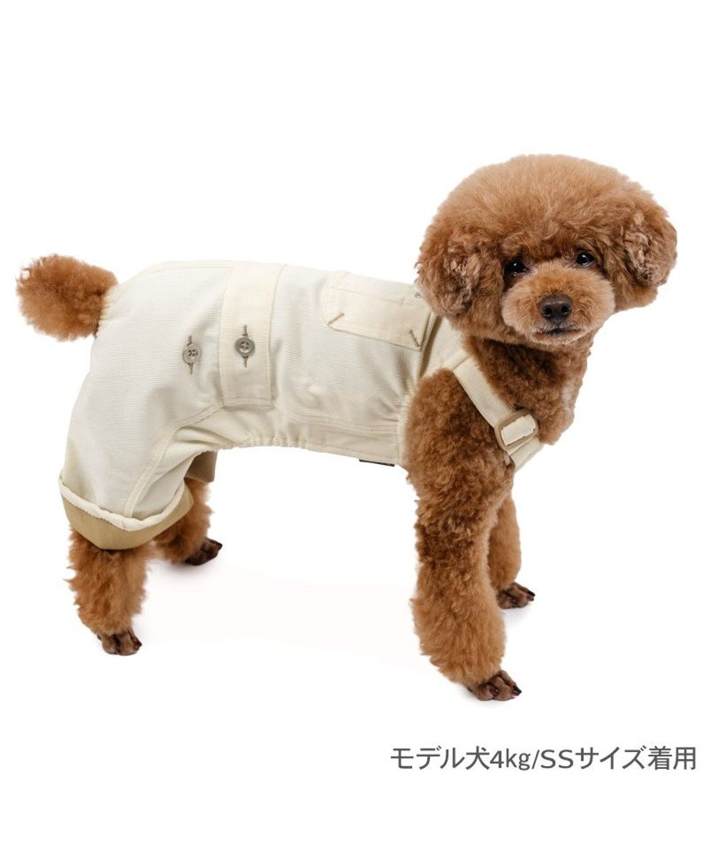 PET PARADISE ペットパラダイス コーデュロイ オーバーオール 小型犬 