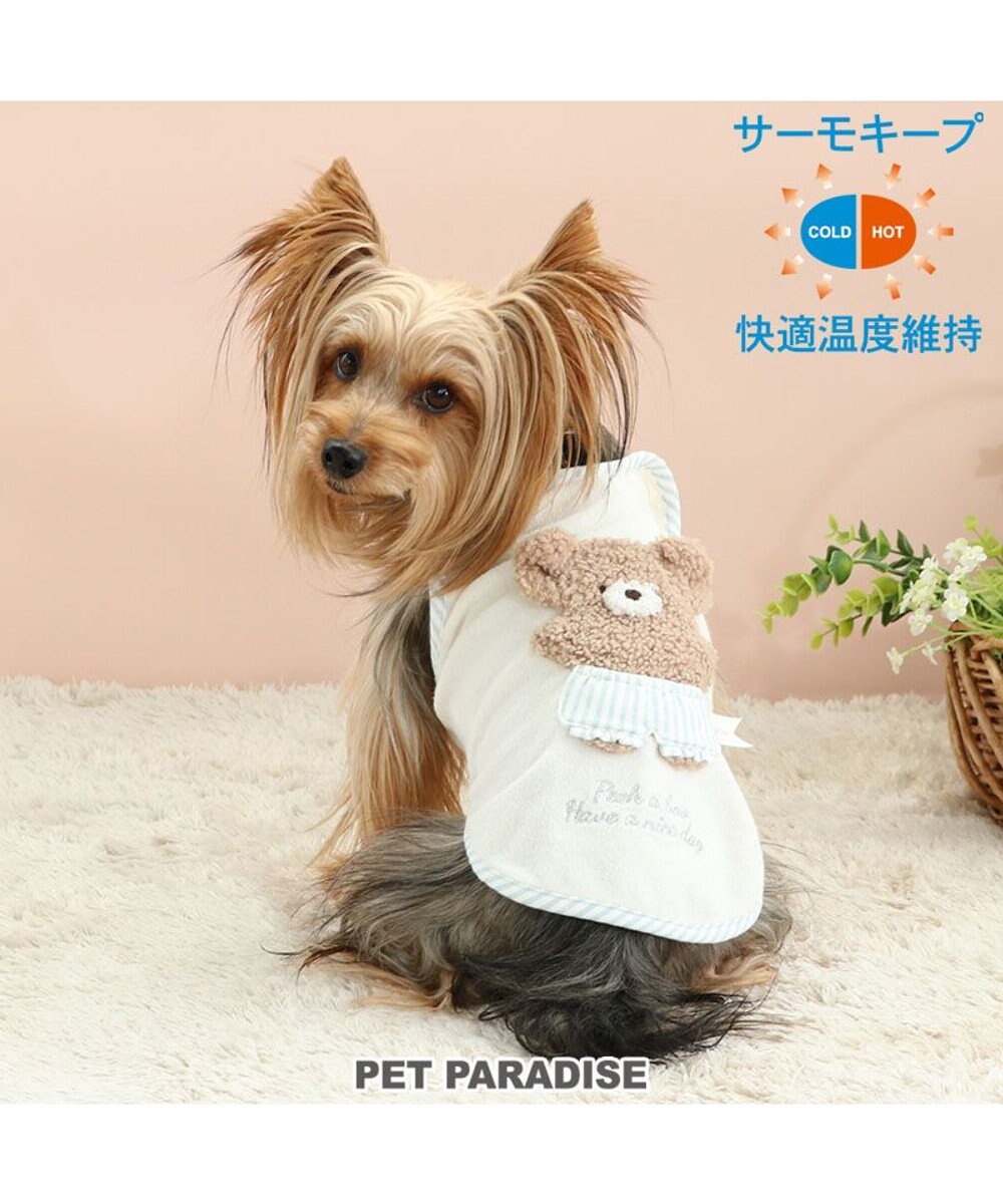 PET PARADISE ペットパラダイス サーモキープ タンクトップ  《くま パンツ柄》小型犬 