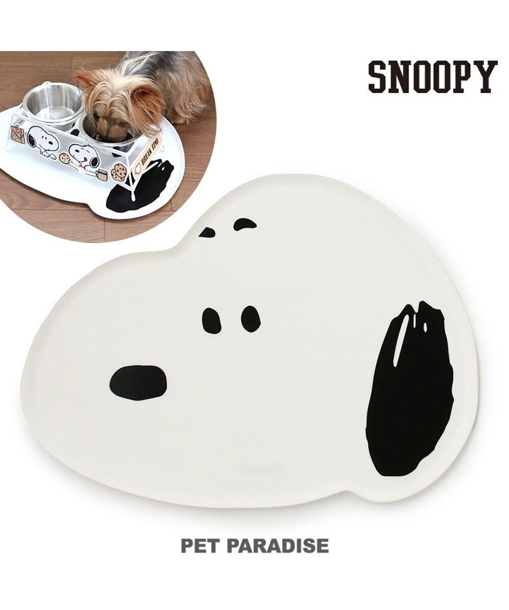 PET PARADISE スヌーピー シリコン フードマット フェイス型 