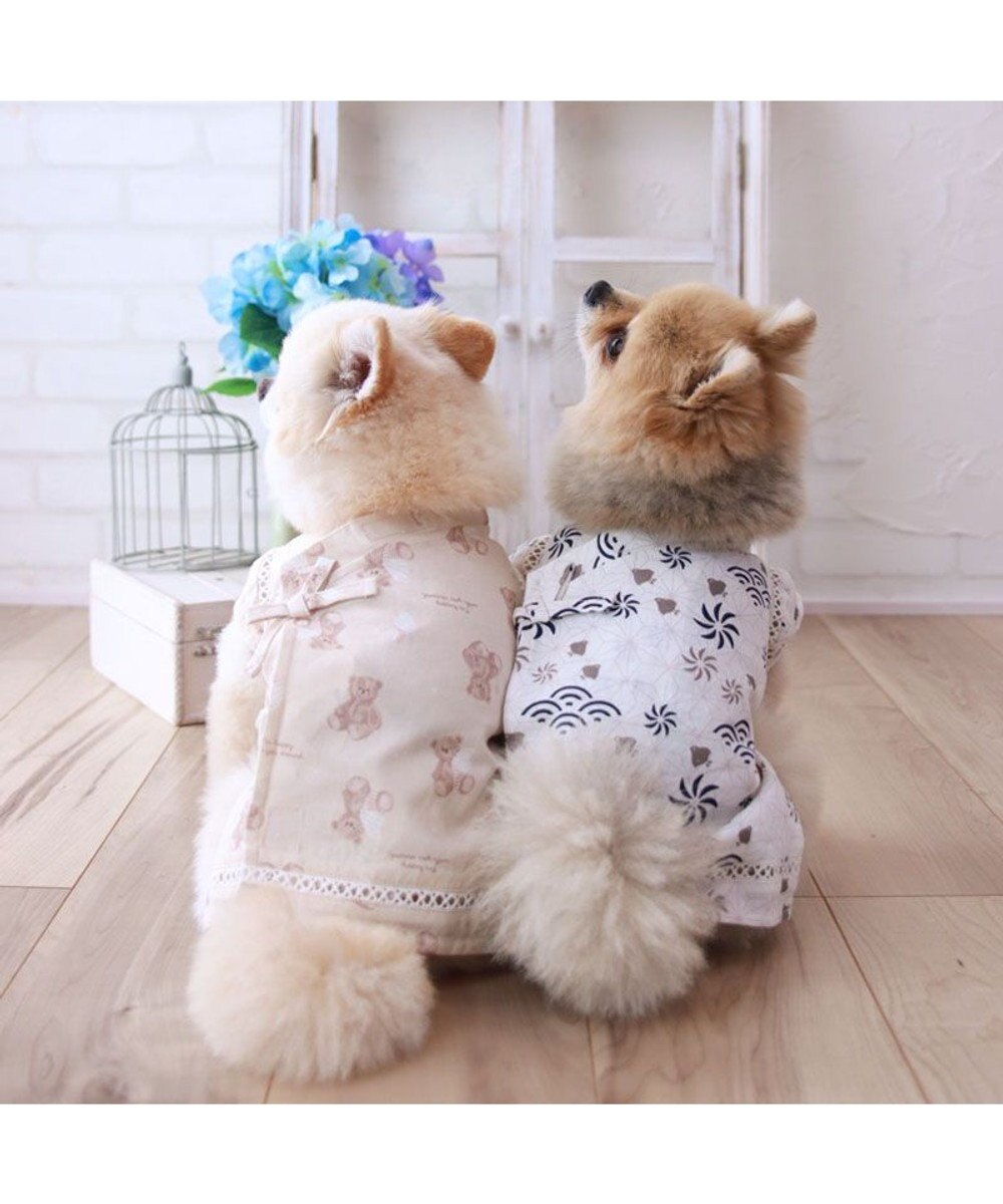 PET PARADISE ペットパラダイス くまちゃん 甚平 《アイス柄》 小型犬 
