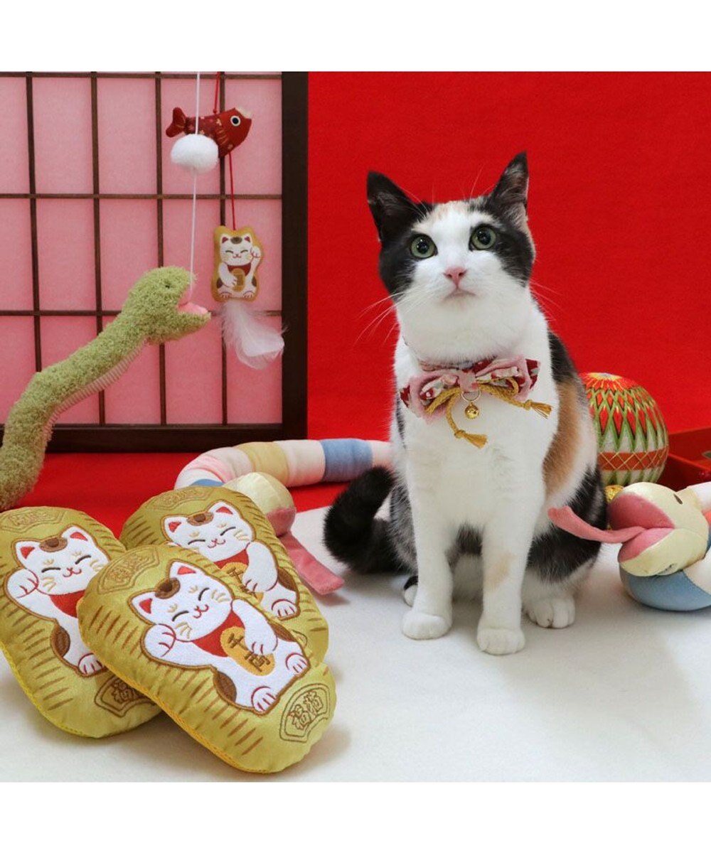 PET PARADISE ペットパラダイス 猫 小判トイ  和まねき猫 
