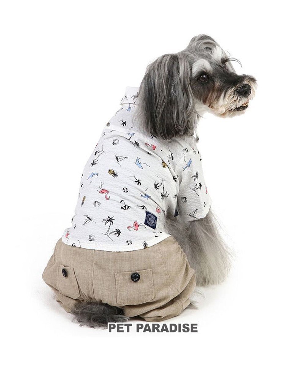 PET PARADISE J.PRESS リップル パンツつなぎ 小型犬 
