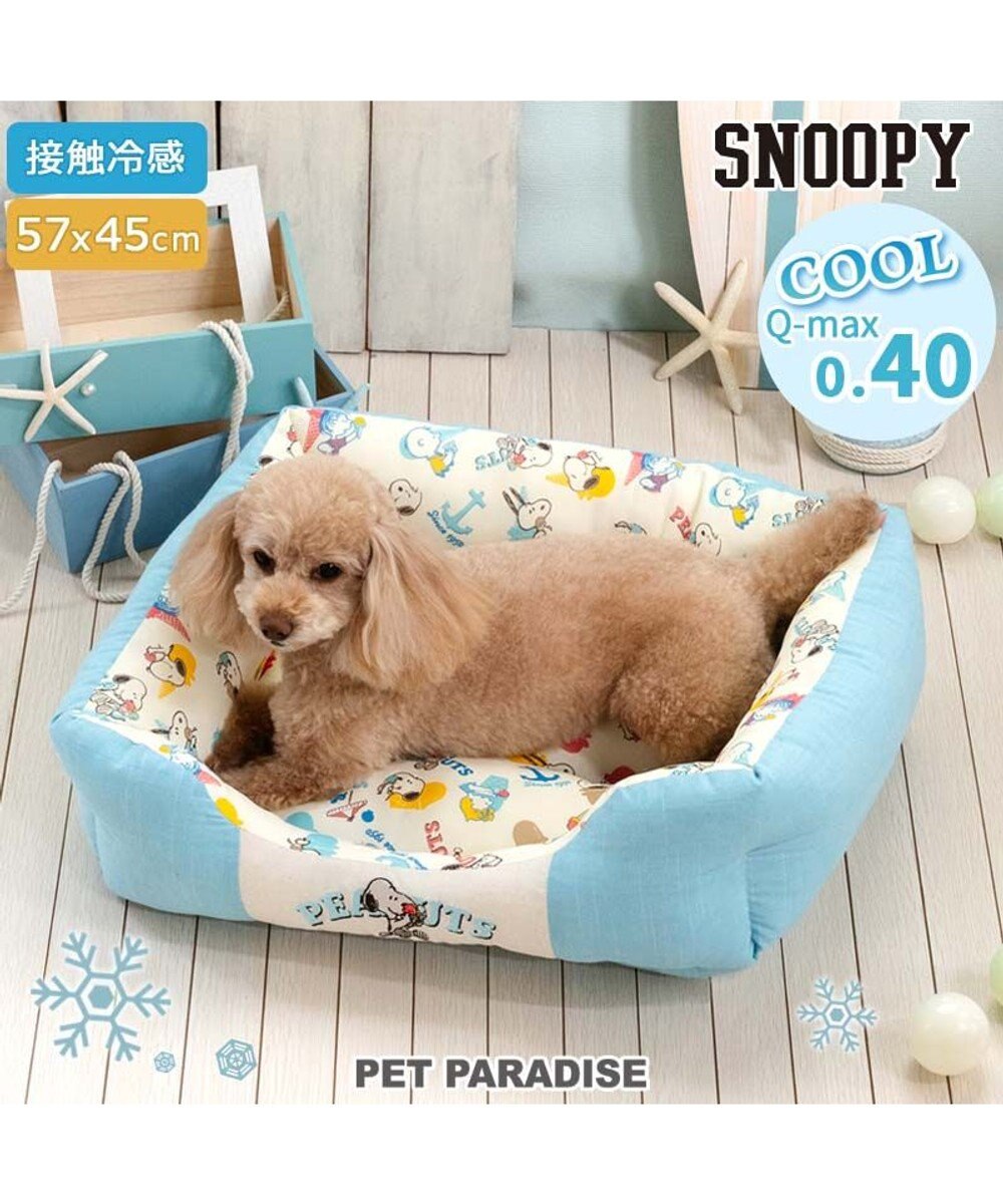 PET PARADISE スヌーピー クールカドラー 《アイス柄》 角型 Ｍ 