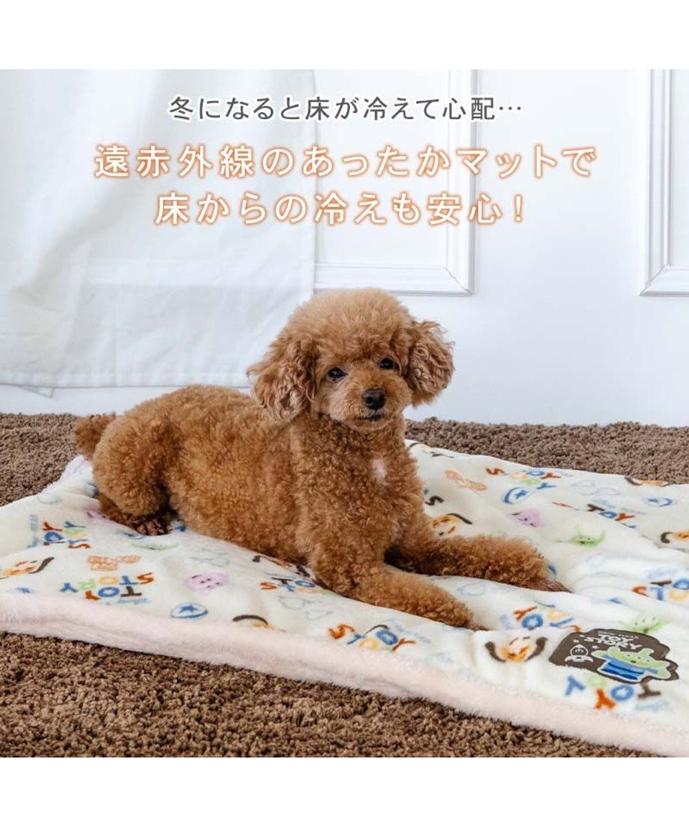 PET PARADISE ディズニー トイ・ストーリー 遠赤外線 ボア マット 《総柄》 