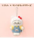 Mother garden しろたん ぬいぐるみキーホルダー ハローキティ　【しろたん×サンリオキャラクターズ】
