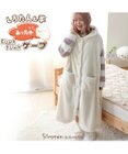 Mother garden あったか 袖なしケープ 《しろたん＆羊》レディース フリーサイズ