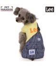 PET PARADISE Lee ワンショルダー スカートつなぎ 《ヒッコリー》 小型犬