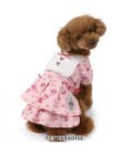 PET PARADISE ディズニー ミニーマウスリボン柄 ワンピース 【小型犬】