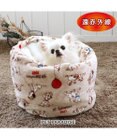 PET PARADISE ディズニー 101匹わんちゃん 筒形寝袋 遠赤外線 《風船柄》 35cm×50cm