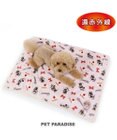 PET PARADISE ディズニーミニーマウス 遠赤外線 ボアマット 《ケーキ柄  》(80×60cm)