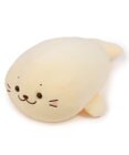 Mother garden しろたん ふわもち 抱き枕  55cm みるくカラー 《カスタードみるく》 単品
