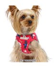 PET PARADISE リサとガスパール ベストハーネス 《パリ柄》 ３Ｓ 小型犬