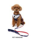 PET PARADISE リサとガスパール ハーネス＆リード ３Ｓ 《ハート柄》 超小型犬