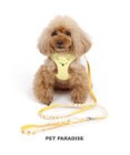 PET PARADISE ディズニー くまのプーさん リード付きハーネス ふわふわパイル  4S /3S