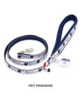 PET PARADISE リサとガスパール リボン付きリード 《パリ柄》 ４Ｓ~３Ｓ 小型犬